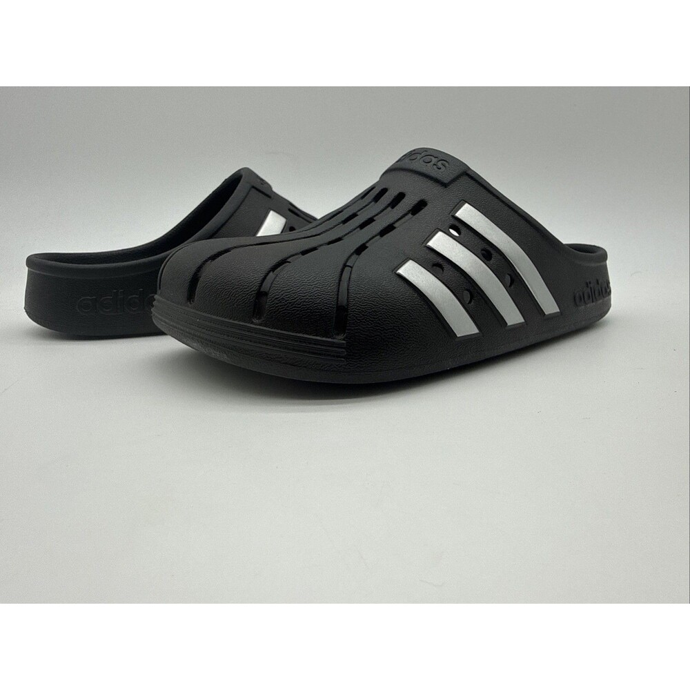 Adidas Adilette GZ5886  Unisex Black Round Toe Slip-On Clogs Size 5M, 6W - Picture 2 of 13